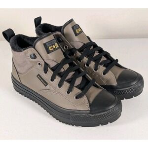 Converse Chuck Taylor Malden Street Boots Mens 7 Taupe Mid Shoes A14619C